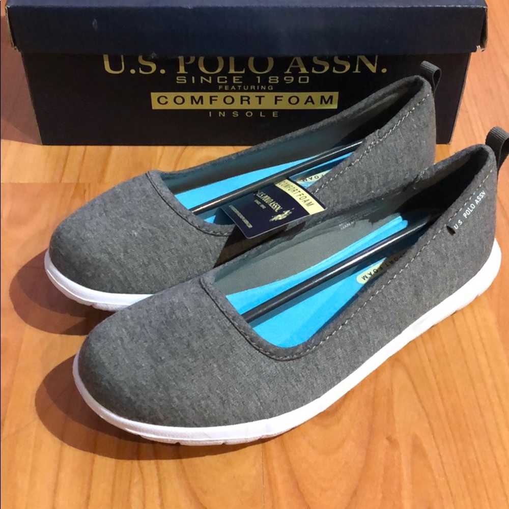 New Polo grey women memory foam sneaker